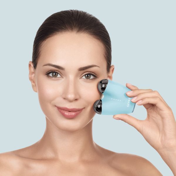 Мікрострумовий підтягувач шкіри обличчя GESKE MicroCurrent Face-Lifter 6в1 turquoise HB0136 фото
