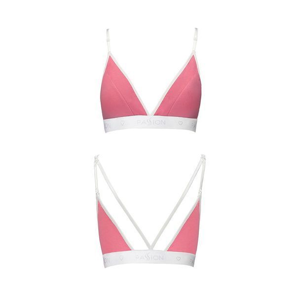 Спортивний топ з подвійними бретелями Passion PS007 TOP M, pink SO4272 фото