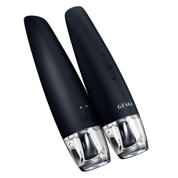 Антивіковий LED-випромінювач для відновлення шкіри обличчя GESKE Anti-Aging Skin Renewer 9в1 black HB0577 фото