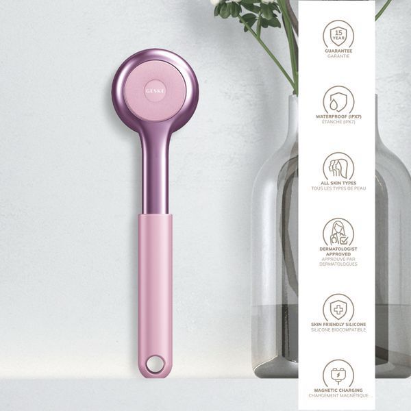 Ультразвукова щітка для всього тіла GESKE Sonic Full-Body Brush&Intensive Exfoliator 8в1 pink HB0379 фото