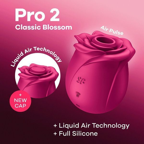 Вакуумний кліторальний стимулятор Satisfyer Pro 2 Classic Blossom (м'яте паковання!!!) SO8775-R фото