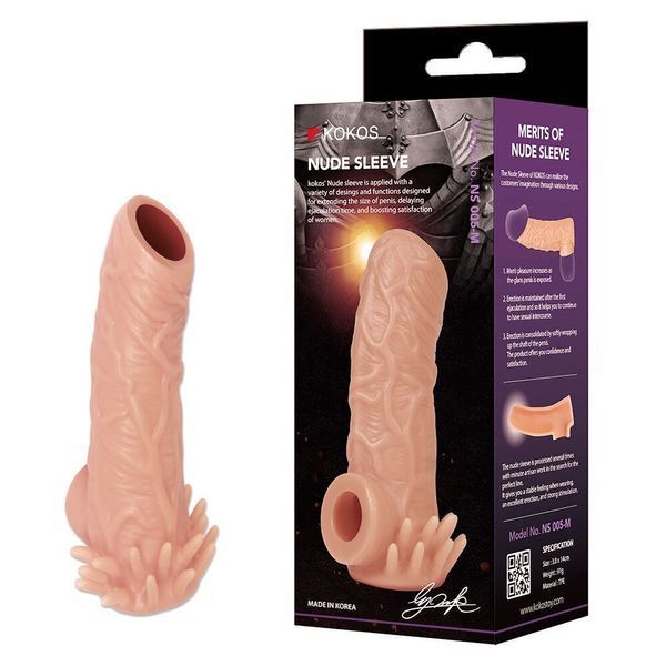 Насадка на член Kokos Nude Sleeve NS 005 S SX4628 фото