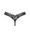 Мереживні стрінги Obsessive Donna Dream thong XS/S Black, низька посадка SO8639 фото 4