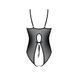 Боді з ажурним декором та відкритим кроком Passion URSULA BODY XXL/XXXL, black SO5831 фото 4