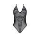 Боді з ажурним декором та відкритим кроком Passion URSULA BODY XXL/XXXL, black SO5831 фото 3