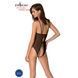 Боді з ажурним декором та відкритим кроком Passion URSULA BODY XXL/XXXL, black SO5831 фото 2