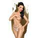 Трусики-стрінги Penthouse Open Secret Light L/XL Pink, відкритий доступ, декор з мережева та каменю SO6521 фото 1